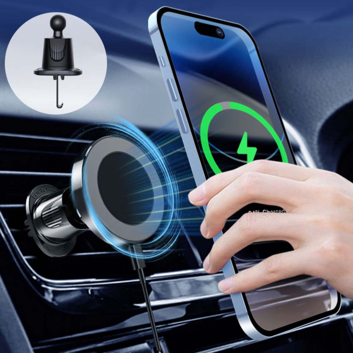 Magnetic Car Phone Holder – Secure Hands-Free Mount