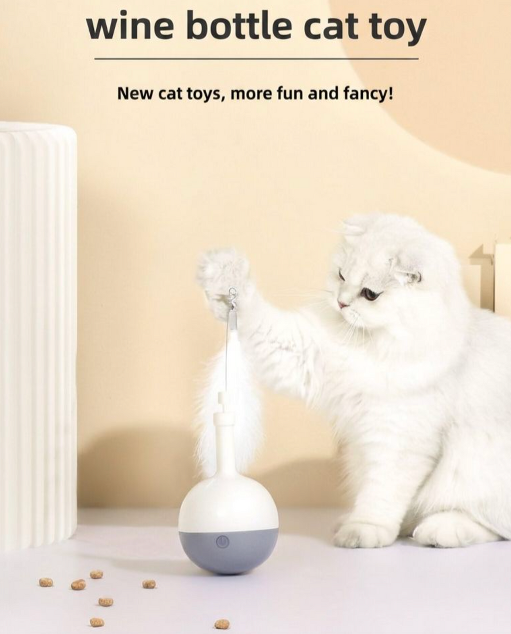 Automatic 360° Interactive Cat Tumbler Toy
