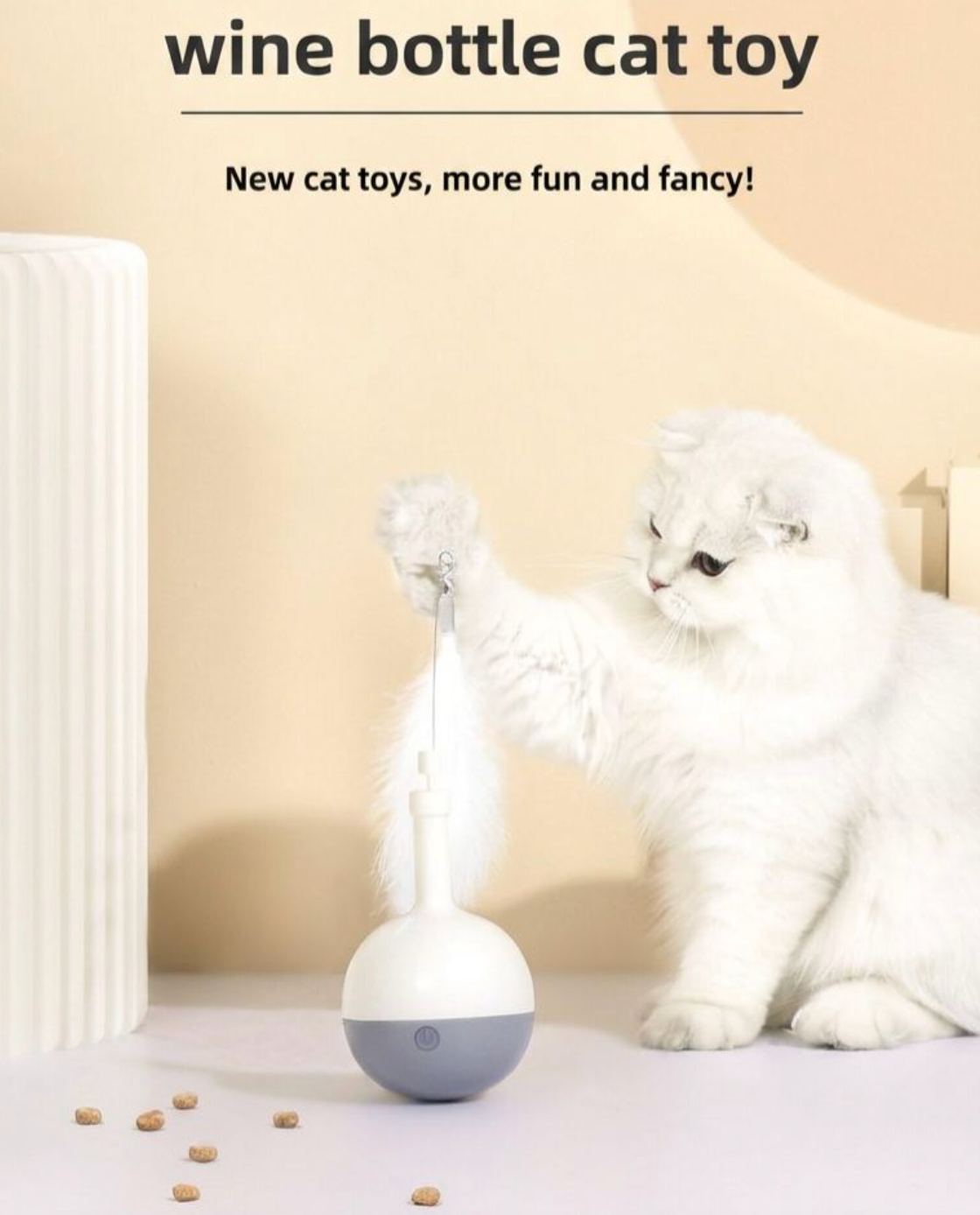 Automatic 360° Interactive Cat Tumbler Toy