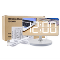 15W Wireless Charging Alarm Clock & Phone Stand