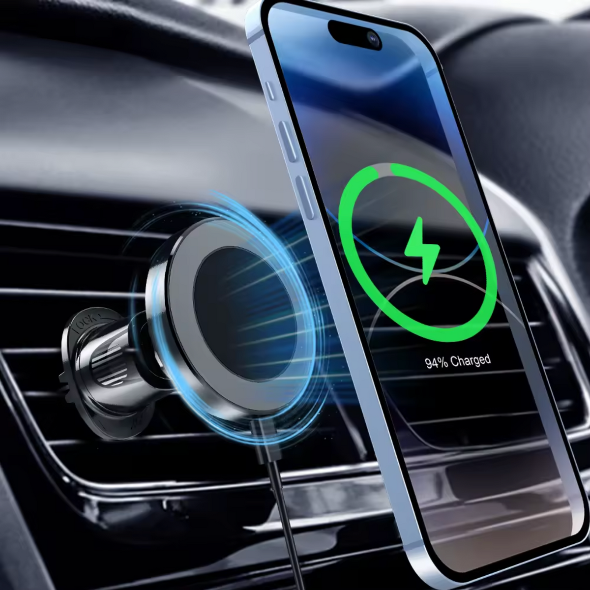 Magnetic Car Phone Holder – Secure Hands-Free Mount