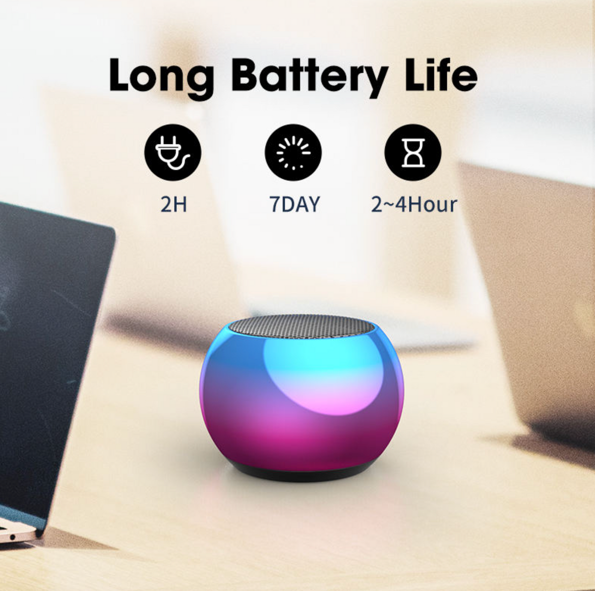 M3 Portable Bluetooth Speaker – Waterproof Outdoor Mini Speaker